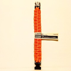 Everbuilt 550 Paracord 7 Strand Large Orange Survival Bracelets – Lot Of 104