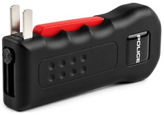 POLICE Stun Gun 512-700 BV Rechargeable LED Flashlight Black