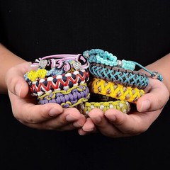 Micro Paracord Kit with Paracord Instructions, 10 Colors 20FT 2MM Paracord Co…