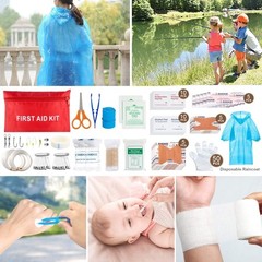 238-Pcs Professional Survival Kit with Tactical Pouch & Emergency Tent