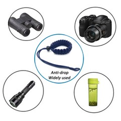 Survival Paracord Bracelet DIY Anti-drop for Digital camera Wrist Strap Outdoor