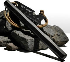 | Hexå Ferro Rod Fire Starter Survival Tool – up to 20,000 Strikes, 1/2″ Thick H