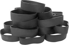 Tactical Rubber Bands Size #94 (3 1/2» x 3/4»), 25 Pcs Black Thick