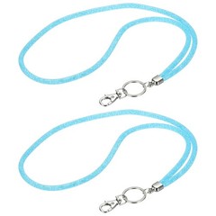 2Pack 15.7″ Rhinestone Lanyard for Keys, Light Blue