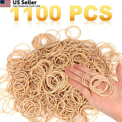 1100Pcs Rubber Bands Size #16 Rubberbands Light Brown Elastics