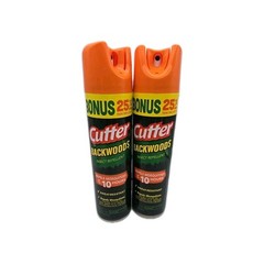 2 Pk Cutter Backwoods Insect Repellent Repels Mosquitoes For Up To 10 Hours New!