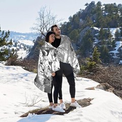 Emergency Mylar Thermal Blankets Survival Camping Blanket