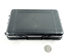 Survival/Tactical Kit Hard Waterproof Case Blanket Tools Spoon Whistle + More