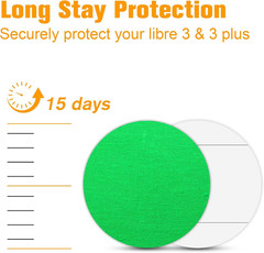 40Pack Libre 3 plus Sensor Covers Waterproof, Multi-Colors | Breathable & Flexib