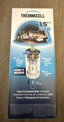 THERMACELL Mosquito Repellent Zone Device 15ft No Spray Scent Free + 24hr bonus