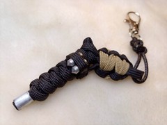 Paracord Airgun Ammo Bracelet Copper 4.5mm Pellets And Revolver Fob Easy Reload