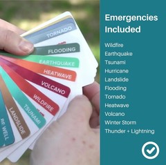 Disaster Guide for Emergency Preparedness Kit – Waterproof Wildfire Earthquake