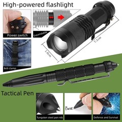 Tactical Survival Gear Set Outdoor Travel Emergency Survival Tools Kit