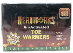 48 Pairs of Heat Works Toe Foot Shoe Warmers Snow Cold Emergency Survival Kits