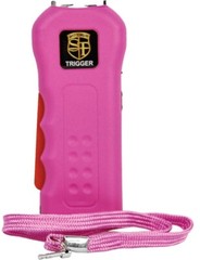 Stun MASTER ST POLICE Defense PINK SQUEEZE Stun Gun Rechargeable LED FLASHLIGHT