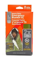 Heavy Duty Emergency Survival Blanket Compact Waterproof Heat Retention 58×98