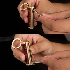 Reusable Compact Portable Convenient Easy-To-Use Vintage Permanent Match Lighter