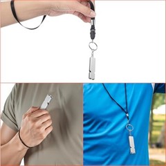 Lemecima 50Pcs Emergency Whistles Lifeguard Safety Whistle with Lanyard and