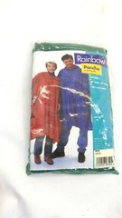 RAINBOW BY SHEDRAIN PONCHO IN A POUCH GREEN RAIN PONCHO 52″ WIDE X 42″ LONG