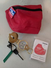 Survival Emergency Kit 4Pc Plus Free Whistle Camping Hiking Outdoors Activities