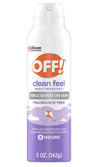 Clean Feel Insect Repellent Aerosol with 20% Picaridin, Bug Spray 5 oz