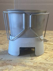 Canteen Cup with Stove Stand Combo 2 PC Genuine MIlitary Surplus Made in USA