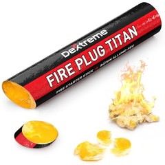 Fire Plug Titan – Survival Fire Starting Tinder, Fire Plugs XL, Best 1 Stick