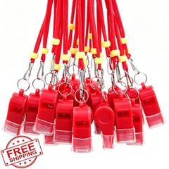 SUYAMI Red Whistles (24 Pk)
