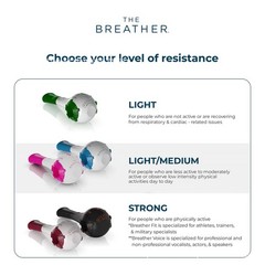 Breathing Trainer Adjustable Resistance Handheld Lung Expansion Training Tool