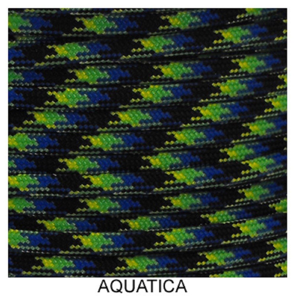 Aquatica Paracord 50 Foot 550 lb 7 Strand Camping Survival Kit Rope Cord