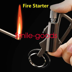 3 in 1 Outdoor Portable Permanent Match Lighter Striker Fire Starter Survival