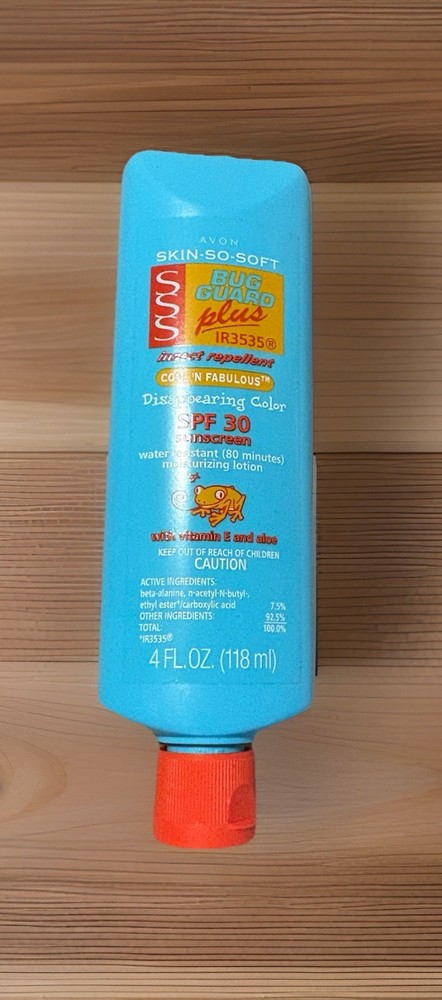 Avon Skin So Soft Bug Guard Plus IR3535 Insect Repellent SPF 30 Cool ‘n Fabulous
