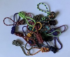 Micro Paracord / Survival Zipper Pulls Quanity 25