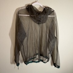 Log House Designs Mosquito Net Hoodie Brown