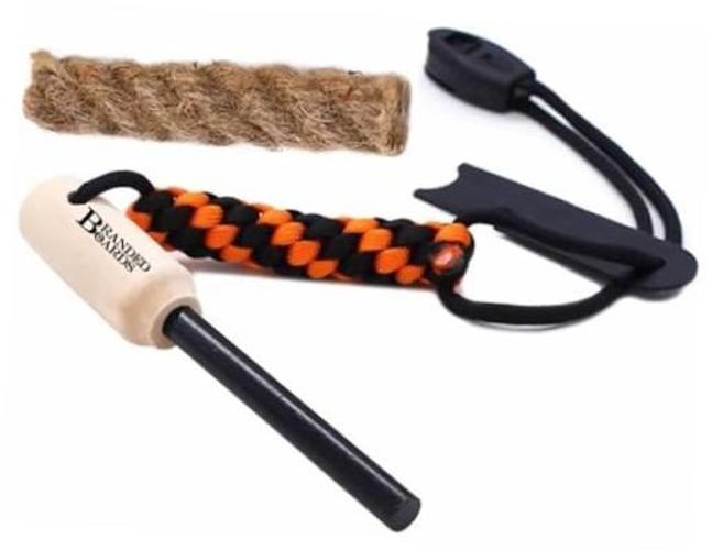 Bushcraft Fire Starter Kits. Ferrocerium Rod, Multi Fire Starter Kit 1-Pack