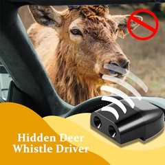 2PCS Deer Whistles for Car, Automotive Deer Warning Whistle Devices with