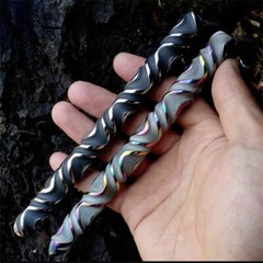 EDC Titanium Alloy Multi Tools Pry Bar Crowbar Bottle Opener Keychain Pendant