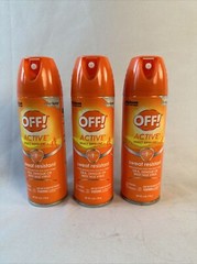 Johnson OFF! Active Insect Repellent Aerosol Spray – 6 oz 3 PACK