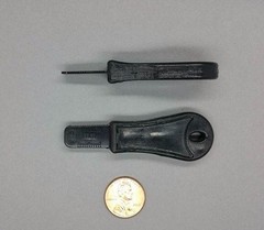 5x Rod Striker Scraper Blades Firesteel Ferro Flint Ferrocerium EDC BOB Black