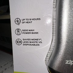 Zippo Heatbank 9s Rechargeable Hand Warmer & Powerbank silver Factory Sealed