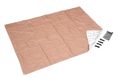 Waterproof Thermal Shelter Kit Tan Heavy Duty Survival Camping Hiking Tent Tarp