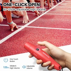 Battery Operated Electronic Whistle with 3 Adjustable Loud Sounds and Lanyard
