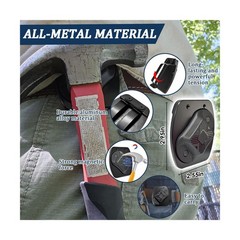 Magnetic Tool Holder, Full Metal Strong Magnetic Belt Clip Holster … Fast Ship