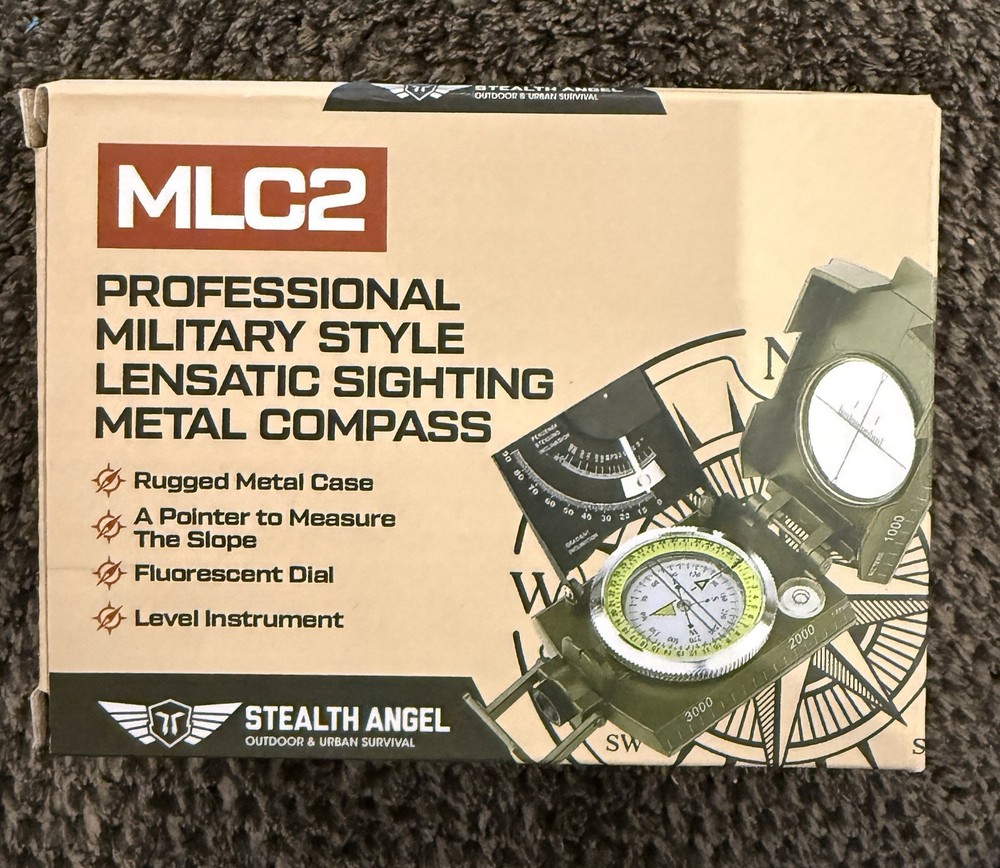 MLC2 Professional Military Lensatic Sighting Metal Compass
