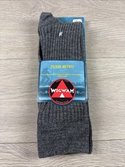 Wigwam F2594 Socks Silver Metro Gray Large Everyday Comfort