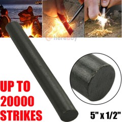 5″x1/2″ EDC Ferro Rod / Fire Starter Ferrocerium Flint Survival Tool