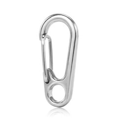 10pcs Paracord Mini Carabiner Snap Spring Clips Hooks Keyring EDC Survival Tools