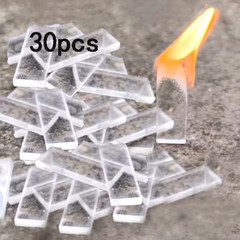 30/60Pcs Easy to Carry Fire Starter Outdoor Material Plastic Strip of Fire Start