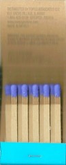 50 packs MATCH BOOKS Blue TiP strike oN Cover cardboard fire matches Simply Done