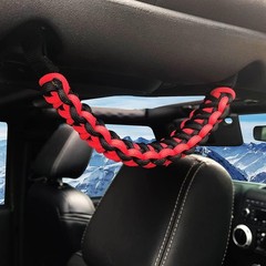 4 X Paracord Grab Handles Compatible with Wrangler JK JKU JL JLU JT Accessories
